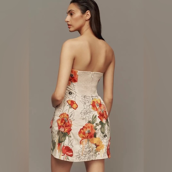 NWT By Anthropologie Sweetheart Embellished Mini Dress - Picture 2 of 4